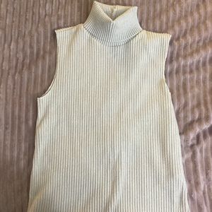Zara turtleneck sleeveless shirt.